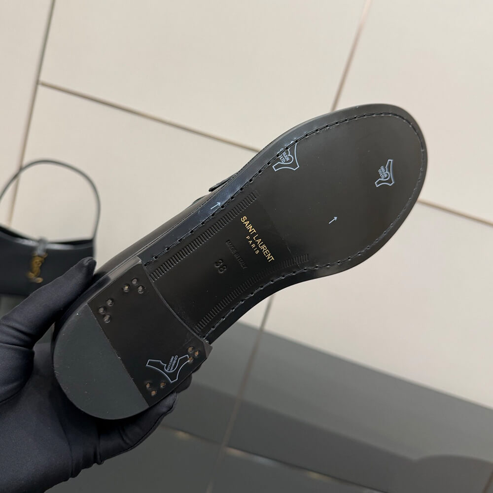 YSL LE LOAFER supple in shiny leather